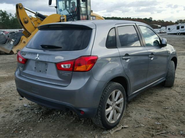 4A4AP3AU4DE012107 - 2013 MITSUBISHI OUTLANDER GRAY photo 4