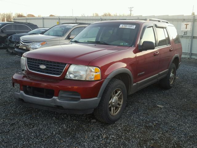 1FMZU73E42ZA75936 - 2002 FORD EXPLORER X RED photo 2