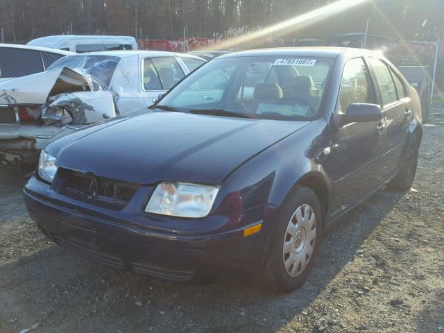 3VWRK69M13M071491 - 2003 VOLKSWAGEN JETTA GL BLUE photo 2