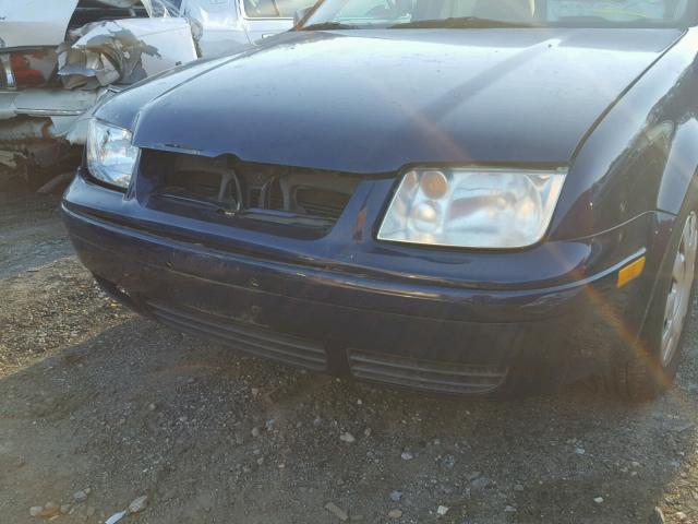 3VWRK69M13M071491 - 2003 VOLKSWAGEN JETTA GL BLUE photo 9