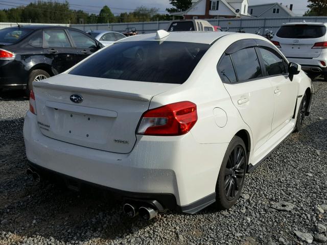 JF1VA1B63H9804493 - 2017 SUBARU WRX WHITE photo 4