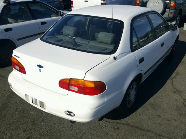 1Y1SK5484WZ412678 - 1998 CHEVROLET GEO PRIZM 白色 照片 4