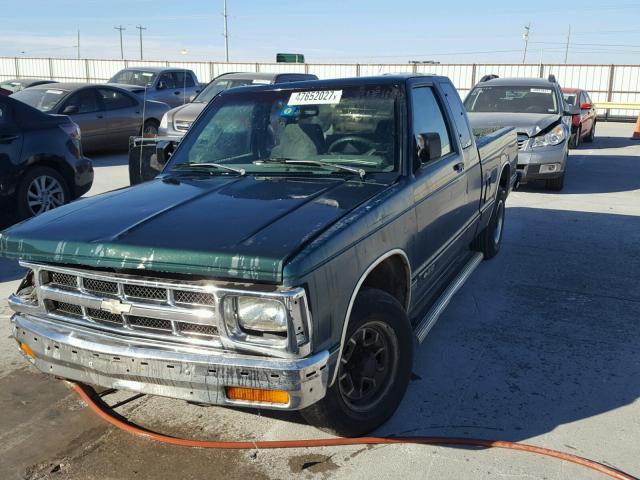 1GCCS19Z9P0191121 - 1993 CHEVROLET S TRUCK S1 GREEN photo 2