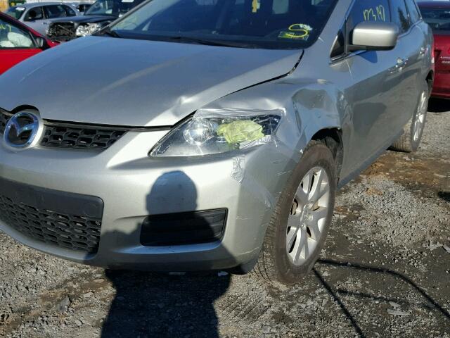 JM3ER293170140063 - 2007 MAZDA CX-7 SILVER photo 9