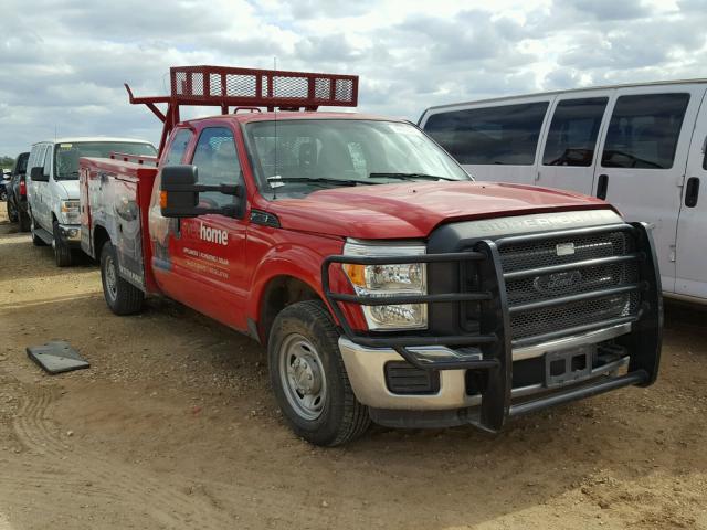 1FT8X3A68CEC55859 - 2012 FORD F350 SUPER RED photo 1