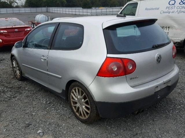 WVWFV71KX6W111035 - 2006 VOLKSWAGEN NEW GTI SILVER photo 3