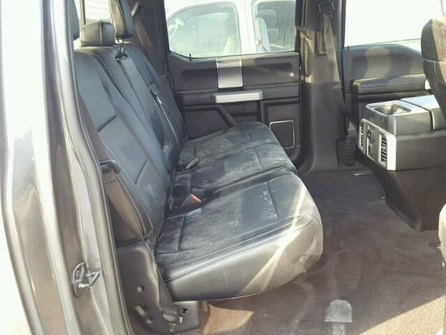 1FTEW1EG0GKE22655 - 2016 FORD F150 SUPER GRAY photo 6