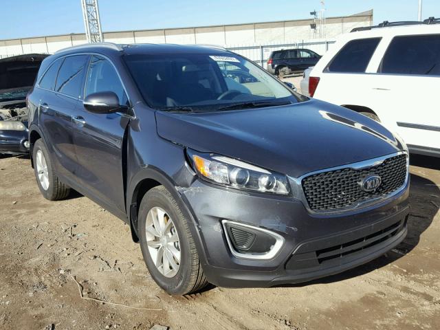 5XYPG4A58JG388375 - 2018 KIA SORENTO LX BLACK photo 1