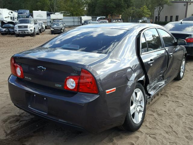 1G1ZA5EU3BF341057 - 2011 CHEVROLET MALIBU LS ნაცრისფერი ფოტო 4