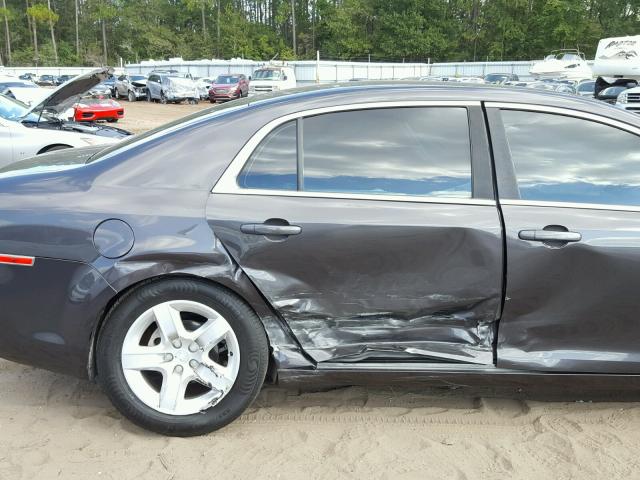 1G1ZA5EU3BF341057 - 2011 CHEVROLET MALIBU LS GRAY photo 9