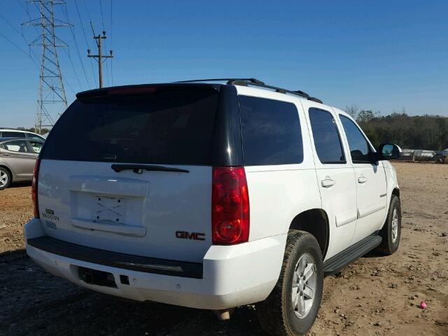 1GKFC13J57J148312 - 2007 GMC YUKON WHITE photo 4