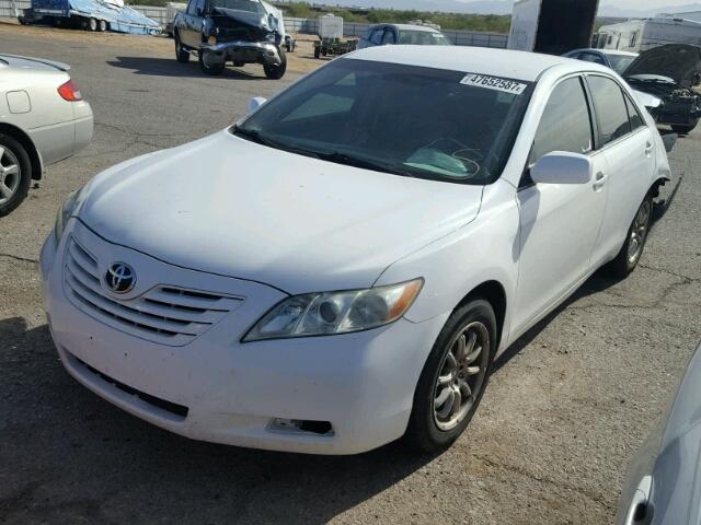 4T1BK46K99U584595 - 2009 TOYOTA CAMRY SE WHITE photo 2