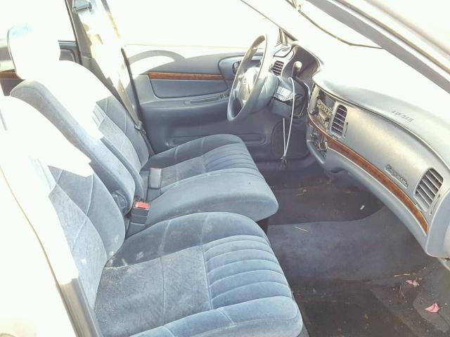 2G1WF55E929275023 - 2002 CHEVROLET IMPALA SILVER photo 5