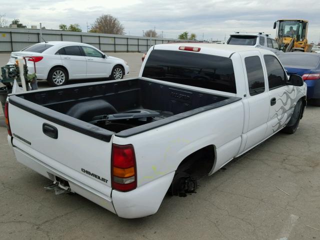 2GCEC19T111179980 - 2001 CHEVROLET SILVERADO WHITE photo 4