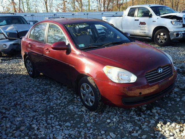 KMHCN46C19U344039 - 2009 HYUNDAI ACCENT GLS RED photo 1