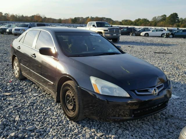 1HGCM56485A016149 - 2005 HONDA ACCORD LX BLACK photo 1