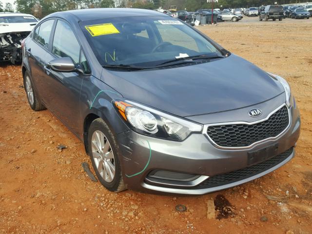 KNAFX4A67G5574850 - 2016 KIA FORTE LX GRAY photo 1