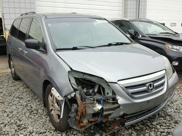 5FNRL38745B082664 - 2005 HONDA ODYSSEY EX GRAY photo 1