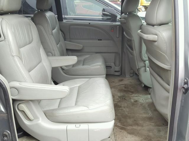 5FNRL38745B082664 - 2005 HONDA ODYSSEY EX GRAY photo 6