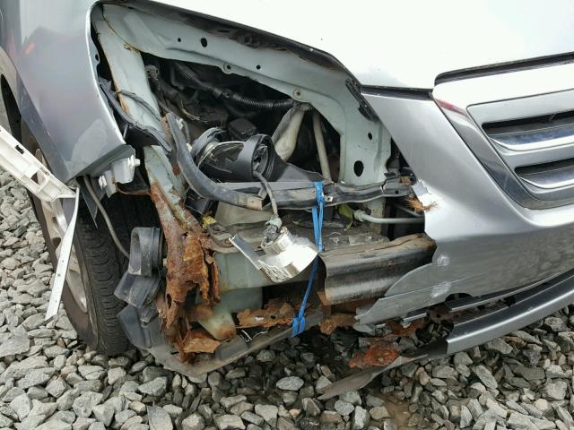 5FNRL38745B082664 - 2005 HONDA ODYSSEY EX GRAY photo 9