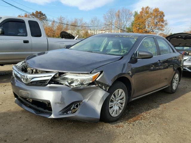 4T4BF1FK6CR239170 - 2012 TOYOTA CAMRY BASE GRAY photo 2