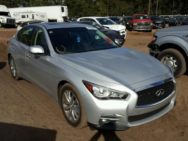 JN1BV7APXEM691670 - 2014 INFINITI Q50 BASE SILVER photo 1