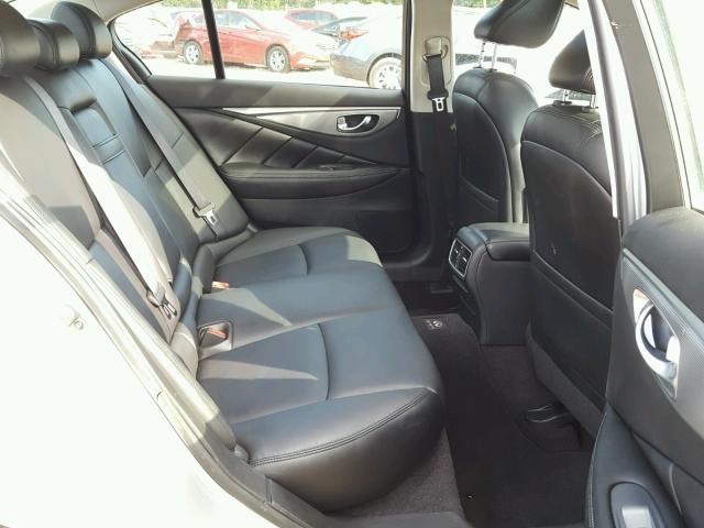 JN1BV7APXEM691670 - 2014 INFINITI Q50 BASE Сріблястий фото 6