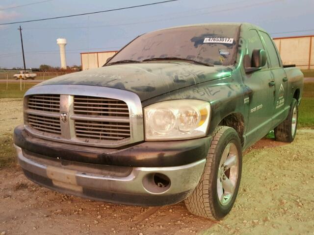 1D7HA18217S225298 - 2007 DODGE RAM 1500 S BLACK photo 2