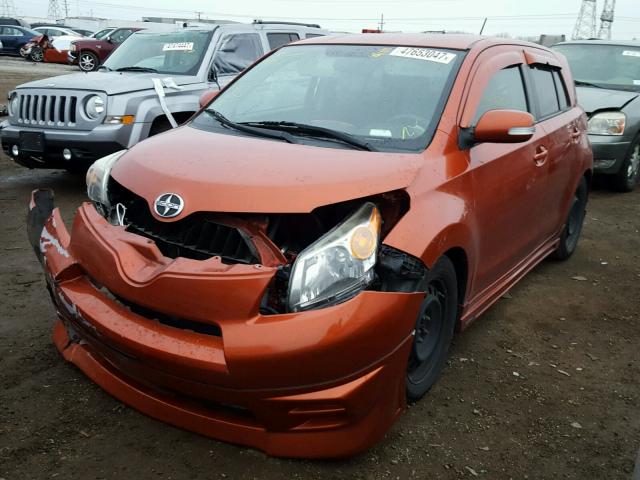 JTKKU10438J030842 - 2008 TOYOTA SCION XD ORANGE photo 2