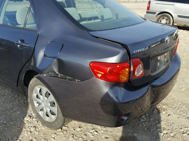 JTDBL40E599080522 - 2009 TOYOTA COROLLA BA GRAY photo 9