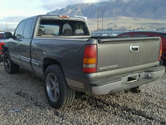 2GCEK19T5X1130096 - 1999 CHEVROLET SILVERADO GRAY photo 3