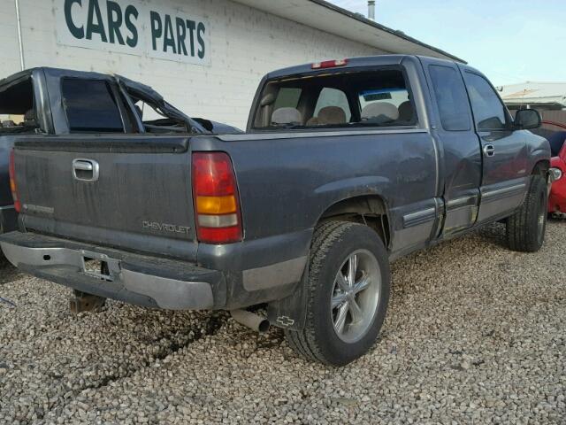 2GCEK19T5X1130096 - 1999 CHEVROLET SILVERADO GRAY photo 4