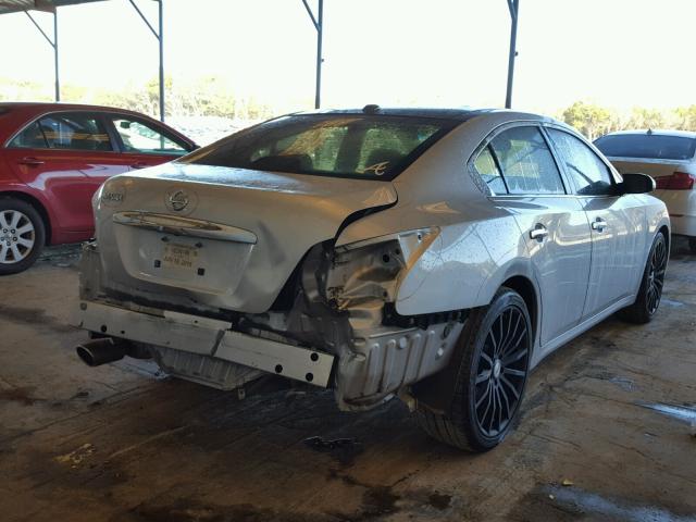 1N4AA5AP4CC821802 - 2012 NISSAN MAXIMA S SILVER photo 4