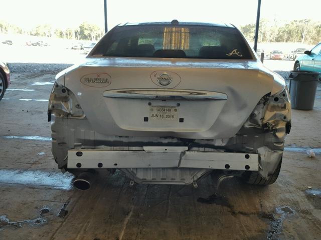 1N4AA5AP4CC821802 - 2012 NISSAN MAXIMA S SILVER photo 9