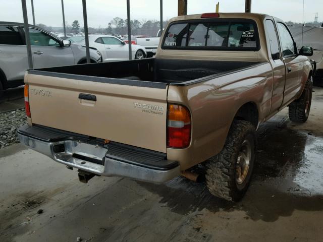 4TASM92N0XZ430431 - 1999 TOYOTA TACOMA XTR BEIGE photo 4