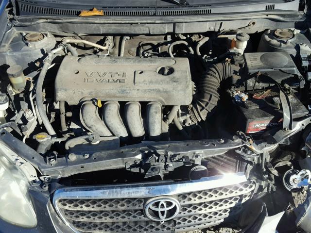 2T1BR32E77C846585 - 2007 TOYOTA COROLLA CE GRAY photo 7