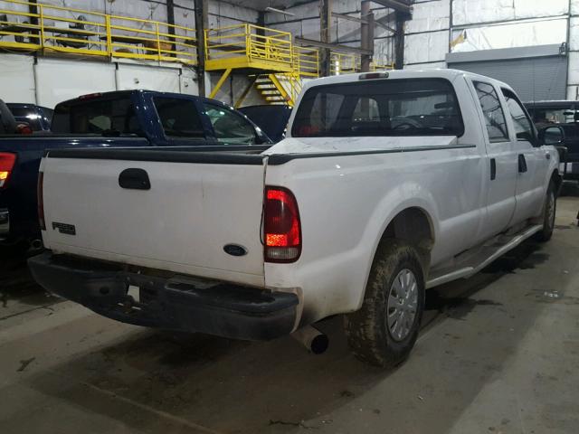 1FTNW20F6XEA84259 - 1999 FORD F250 SUPER WHITE photo 4