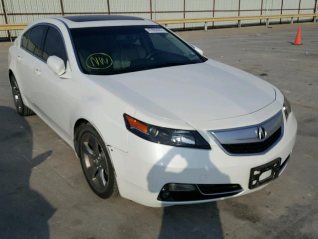 19UUA9F57DA000990 - 2013 ACURA TL TECH WHITE photo 1