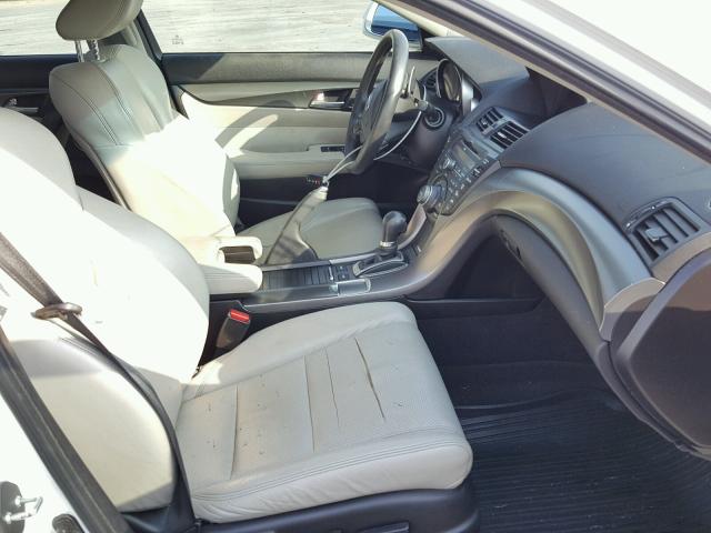 19UUA9F57DA000990 - 2013 ACURA TL TECH WHITE photo 5
