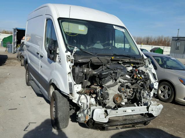 1FTNR1CM3FKB05581 - 2015 FORD TRANSIT T- WHITE photo 1