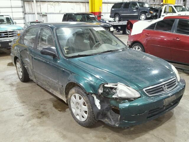 2HGEJ6614YH926920 - 2000 HONDA CIVIC BASE GREEN photo 1