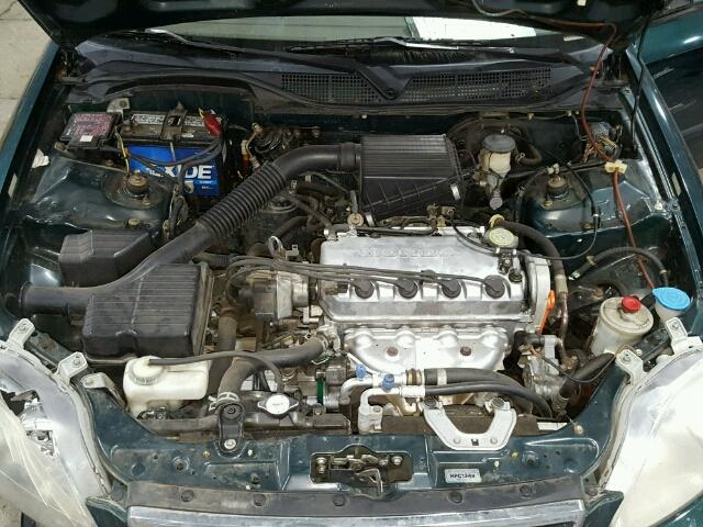 2HGEJ6614YH926920 - 2000 HONDA CIVIC BASE GREEN photo 7