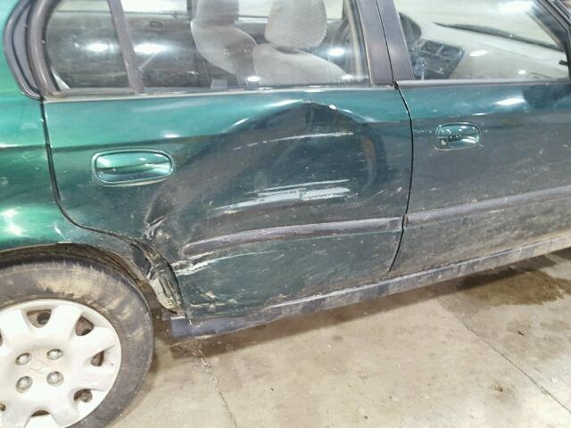 2HGEJ6614YH926920 - 2000 HONDA CIVIC BASE Yaşıl foto 9