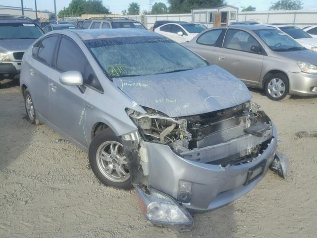 JTDKN3DU9A0172490 - 2010 TOYOTA PRIUS SILVER photo 1