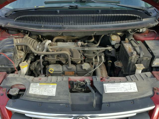 2C4GP54L05R436002 - 2005 CHRYSLER TOWN & COU BURGUNDY photo 7