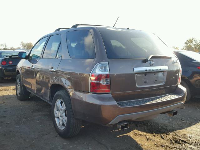 2HNYD18894H516876 - 2004 ACURA MDX TOURIN BROWN photo 3