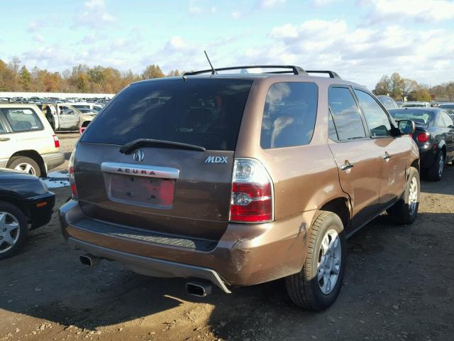 2HNYD18894H516876 - 2004 ACURA MDX TOURIN BROWN photo 4