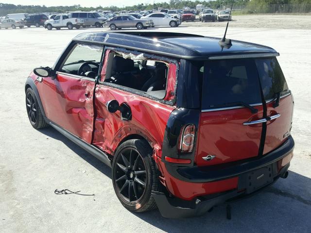 WMWZG3C50BTY36630 - 2011 MINI COOPER S C RED photo 3