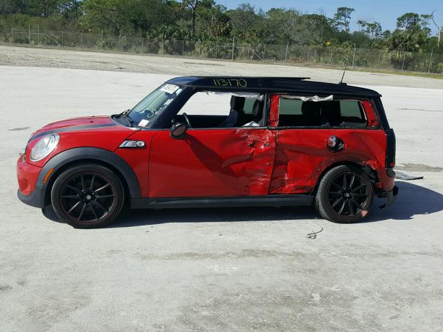 WMWZG3C50BTY36630 - 2011 MINI COOPER S C RED photo 9