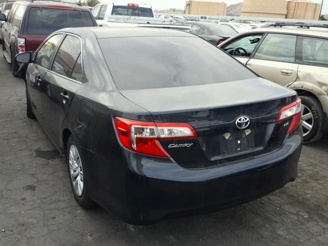 4T4BF1FK3CR263538 - 2012 TOYOTA CAMRY BASE BLUE photo 3